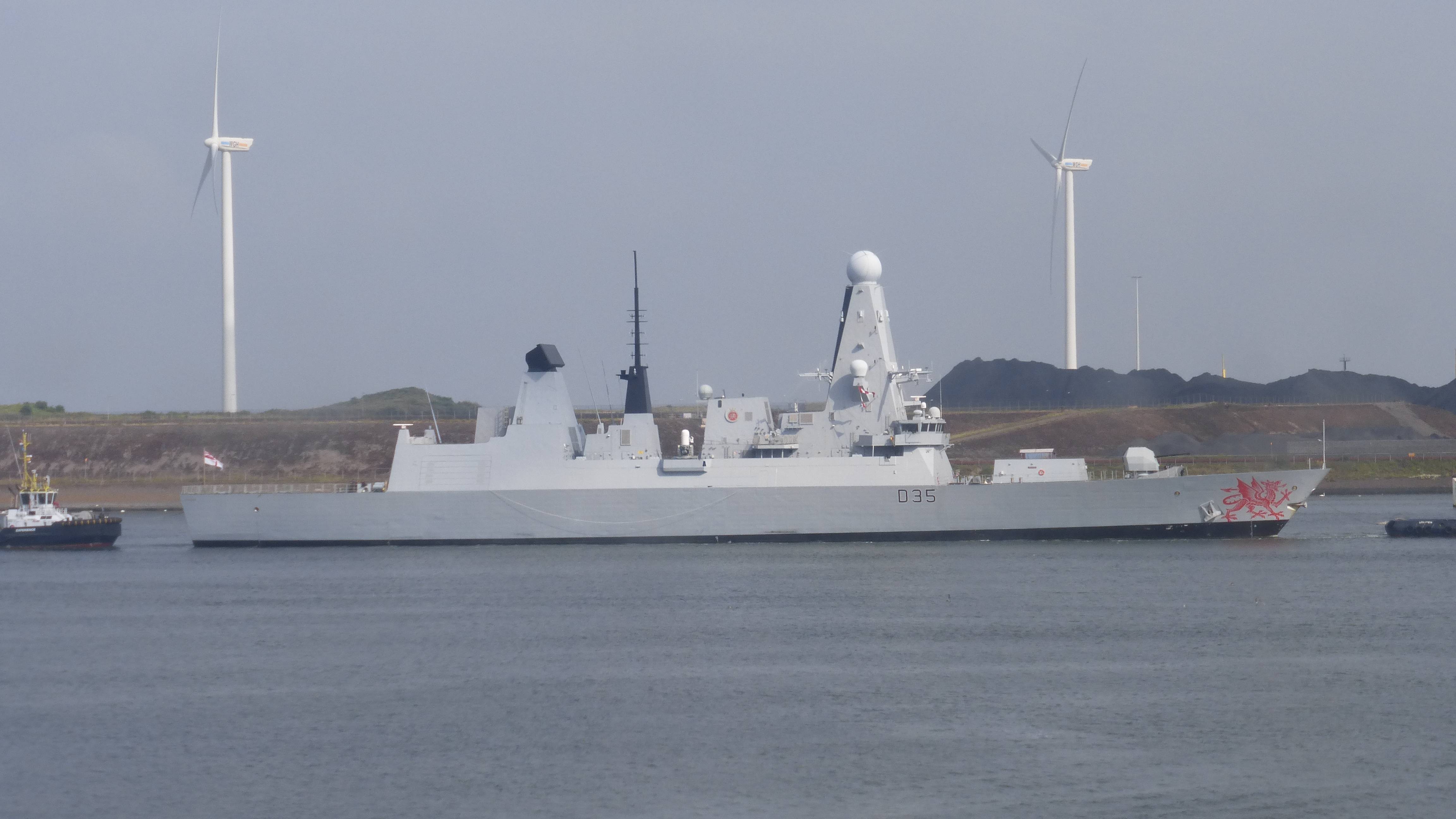 HMS DRAGON  D35 